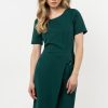 Green Daydress in Day Dresses with Spandex, Polyester and Viscose