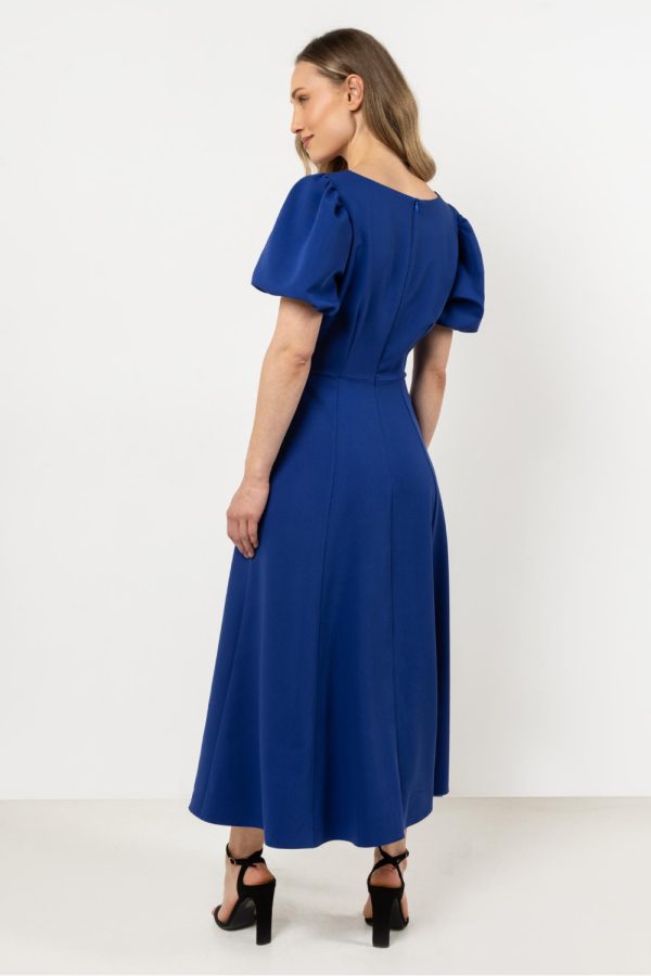 Blue Daydress in Day Dresses with Spandex, Polyester and Viscose