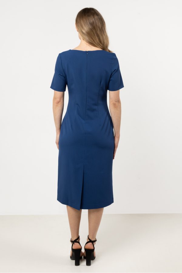 Blue Daydress in Day Dresses with Spandex, Polyester and Viscose