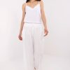 1075838 white Women trousers model 212284 Italy Moda