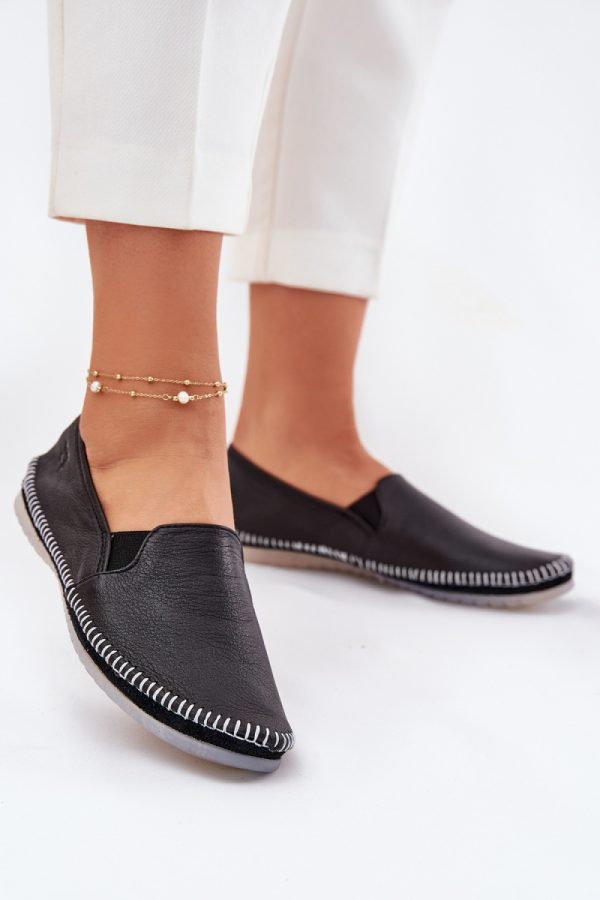 Black Ballet Flats in Ballet Flats, Ballet Pumps For Women with Fabric, Footbed and Upper Height