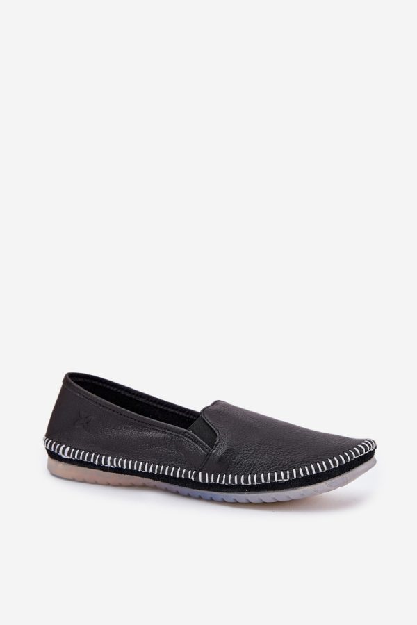 Black Ballet Flats in Ballet Flats, Ballet Pumps For Women with Fabric, Footbed and Upper Height