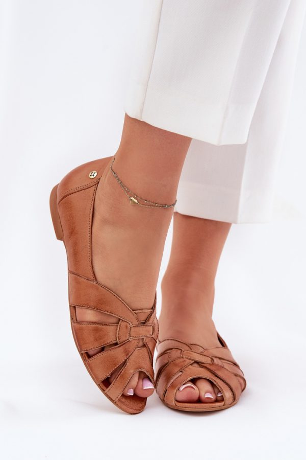 Brown Ballet Flats in Ballet Flats, Ballet Pumps For Women with Fabric, Footbed, Upper Height and Heel Height
