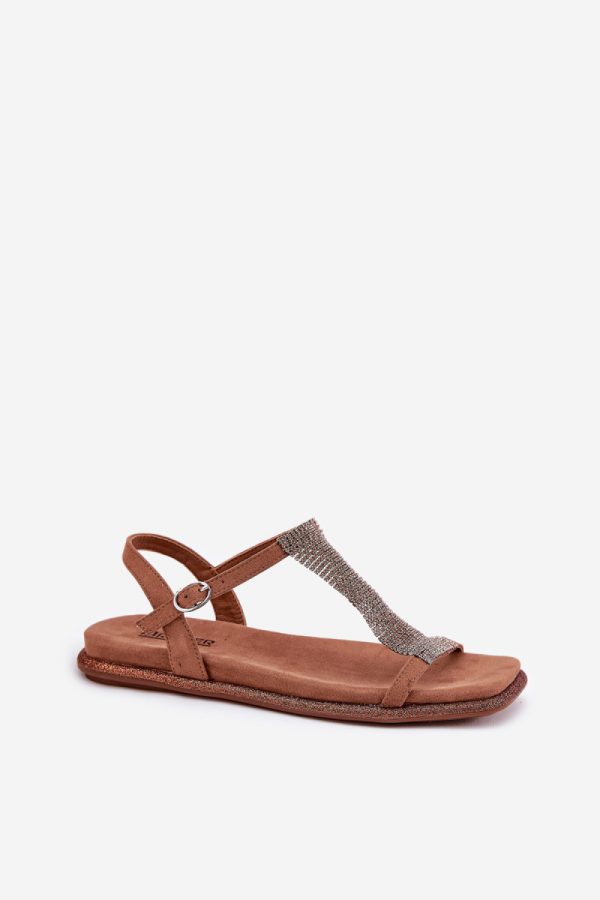 brown Sandals model 212358 Step in style