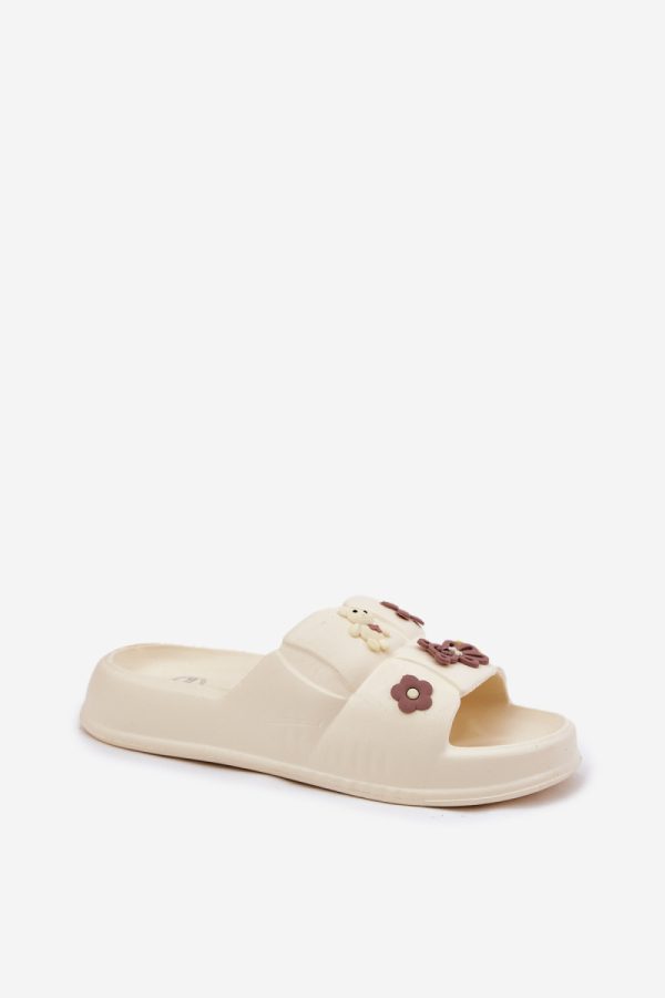 beige Flip-flops model 212368 Step in style