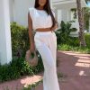 Beige Set in Pants, Trousers, Shorts with