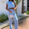 Blue Set in Pants, Trousers, Shorts with