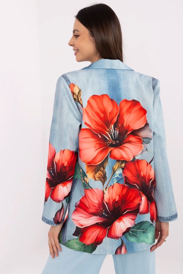 blue Jacket model 212530 Italy Moda