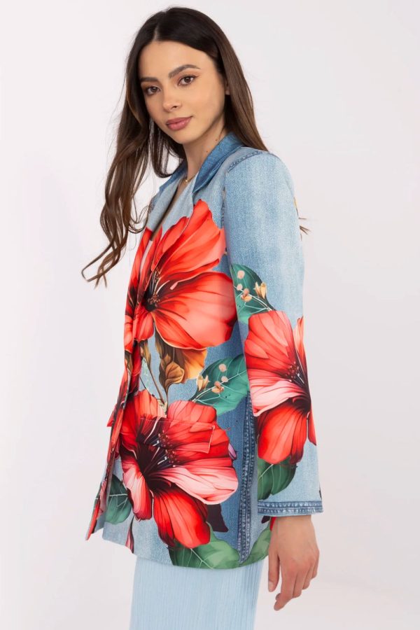 blue Jacket model 212530 Italy Moda