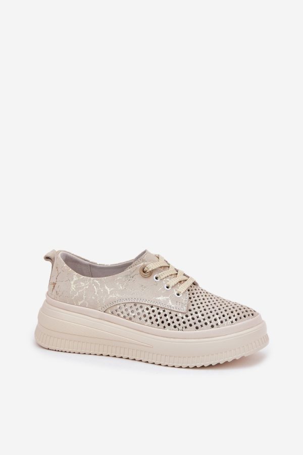 beige Half shoes model 212547 Step in style