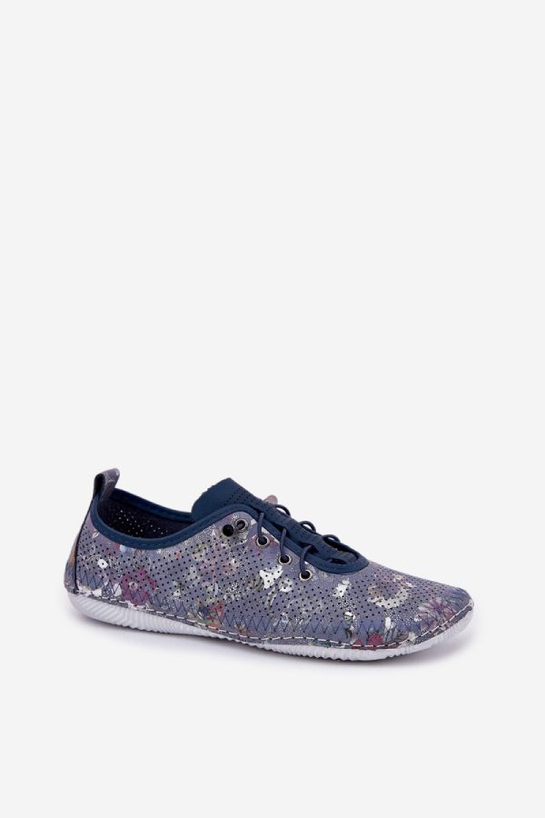 blue Half shoes model 212551 Step in style