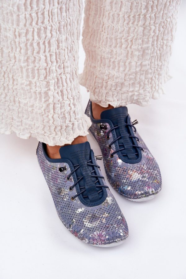 blue Half shoes model 212551 Step in style