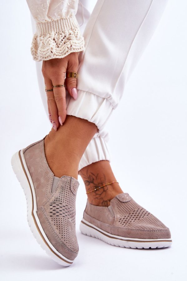 beige Half shoes model 212552 Step in style