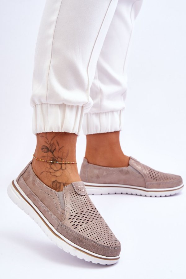 beige Half shoes model 212552 Step in style