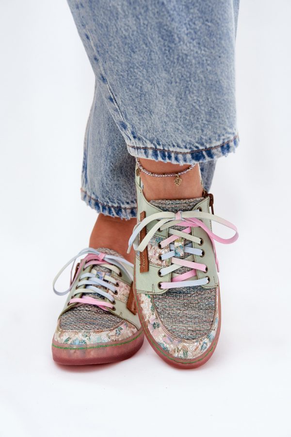 green Half shoes model 212553 Step in style