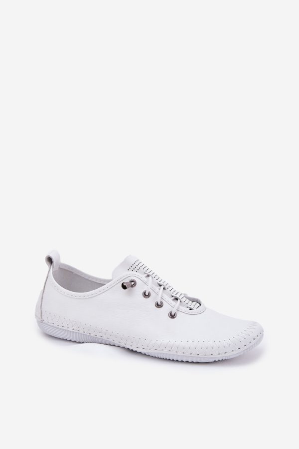 white Half shoes model 212554 Step in style