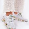 White Half Shoes in Women`s Ankle Boots & Booties with Fabric, Footbed, Upper Height, Heel Height and Platform Height