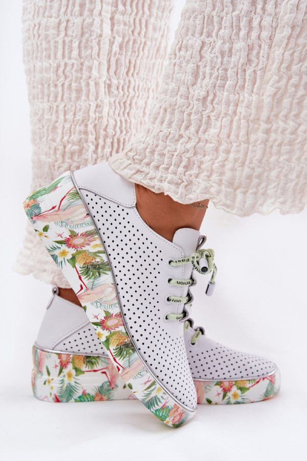 White Half Shoes in Women`s Ankle Boots & Booties with Fabric, Footbed, Upper Height, Heel Height and Platform Height