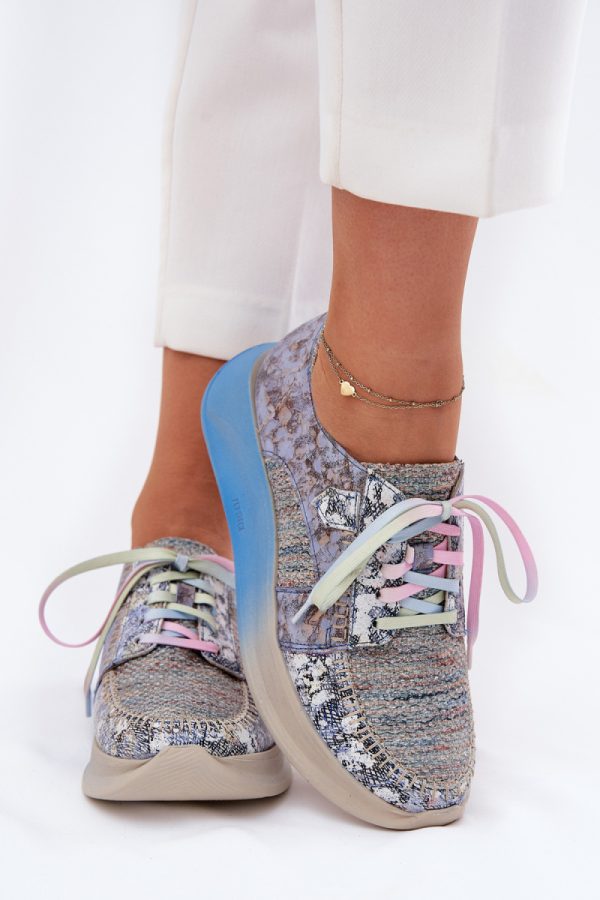blue Half shoes model 212569 Step in style