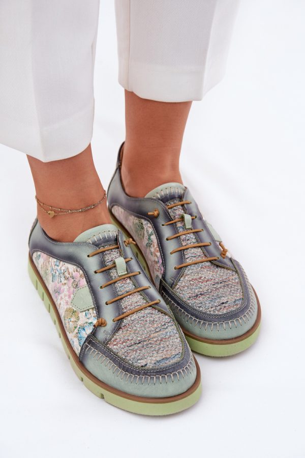 green Half shoes model 212570 Step in style