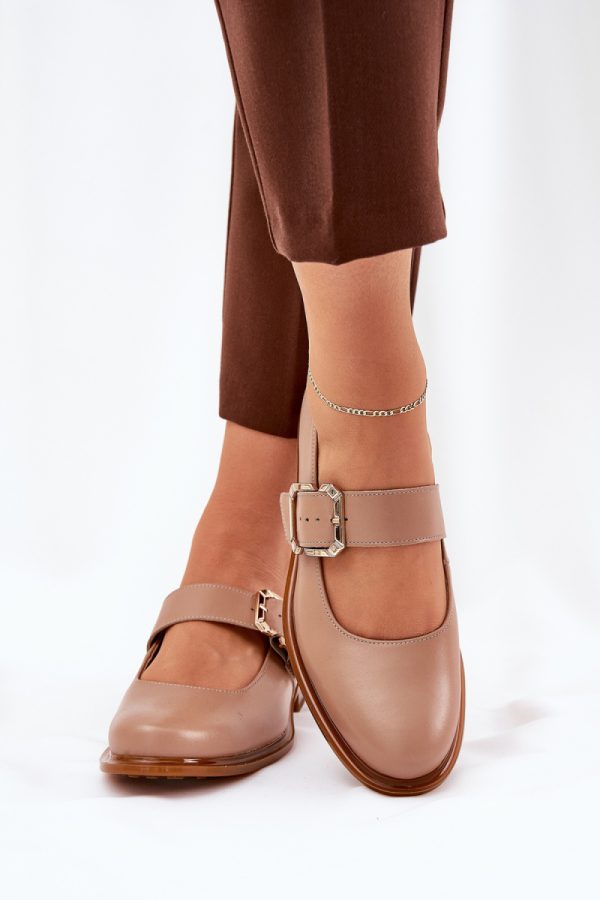 beige Half shoes model 212574 Step in style