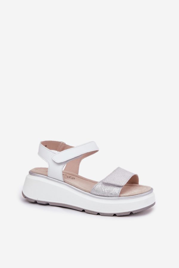 Grey Buskin in Sandals & Flip-Flops For Women with Fabric, Footbed, Heel Height and Platform Height