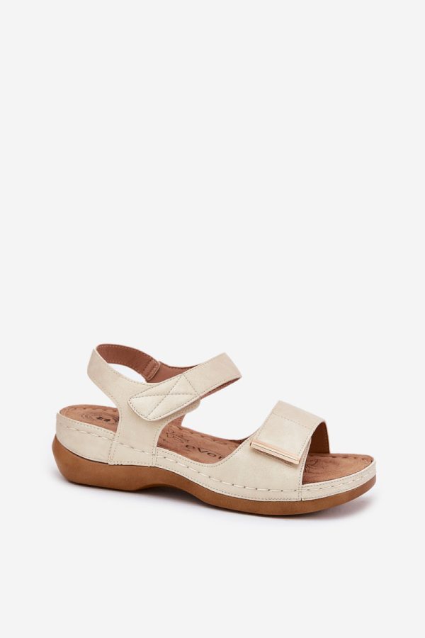 yellow Sandals model 212582 Step in style