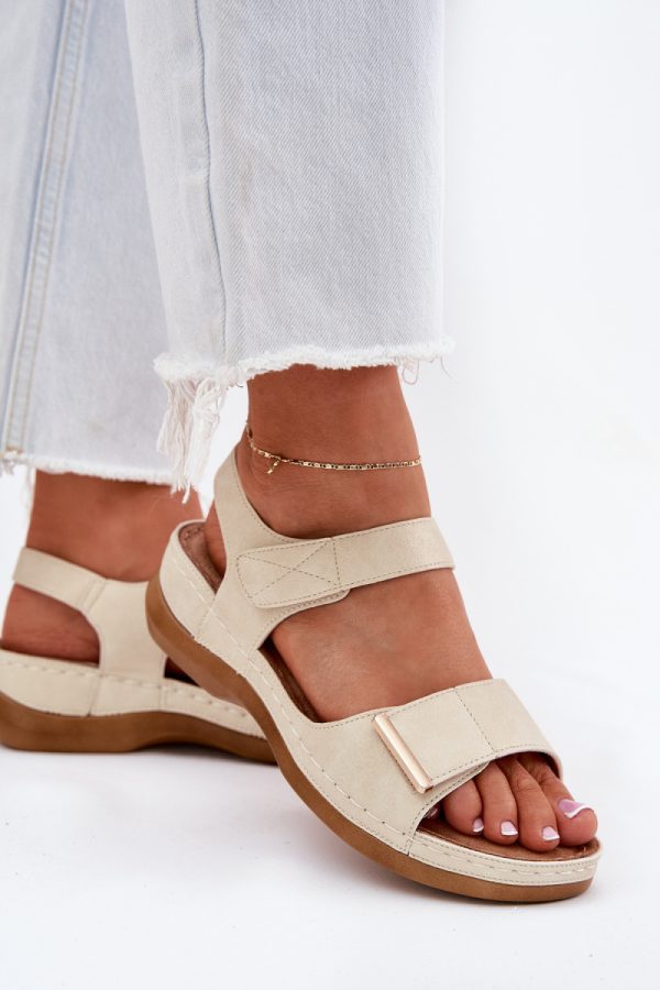 yellow Sandals model 212582 Step in style