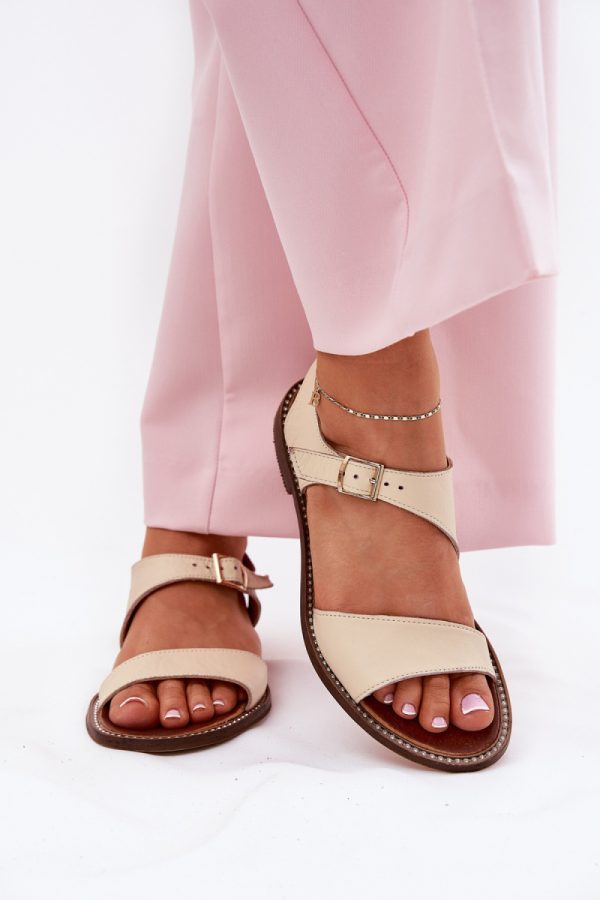 beige Sandals model 212583 Step in style
