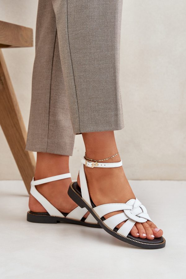 white Sandals model 212588 Step in style