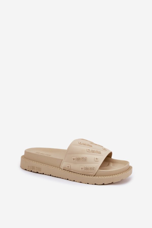 beige Platform sandals model 212594 Step in style