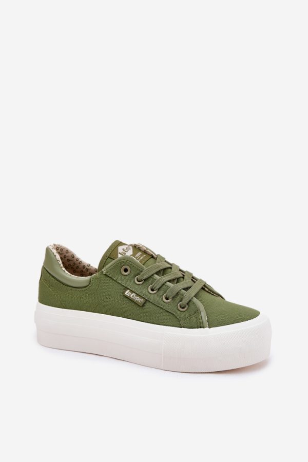 green Sneakers model 212618 Step in style