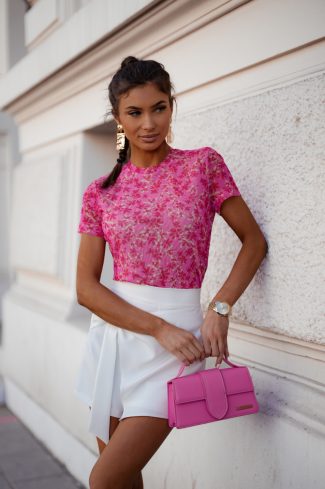 Multicolor Blouse in Women`s Blouses, Tunics with Spandex and Viscose