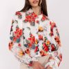 Grey Long Sleeve Shirt in Shirts For Women with Cotton, Spandex and Polyester