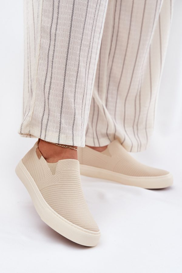 beige Sneakers model 212722 Step in style