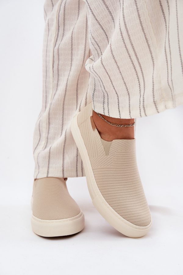 beige Sneakers model 212722 Step in style