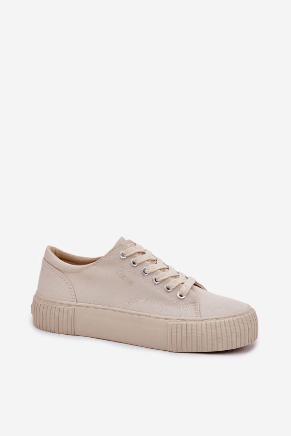 beige Platform sneakers model 212723 Step in style