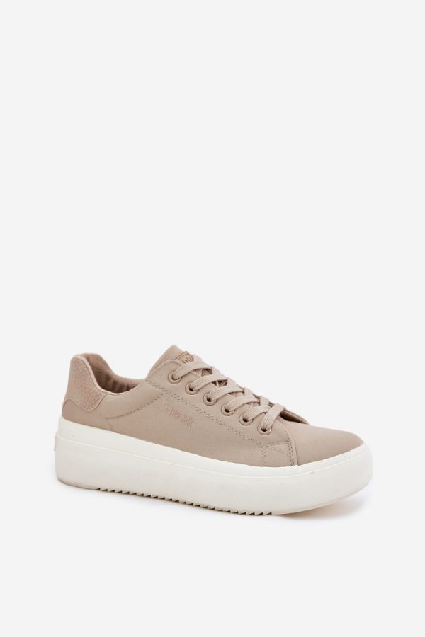 beige Platform sneakers model 212726 Step in style