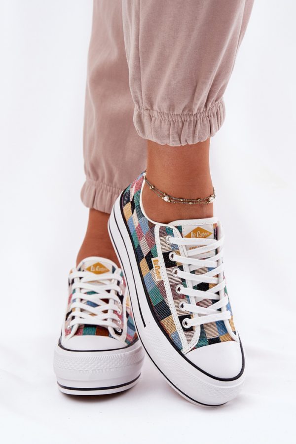 multicolor Platform sneakers model 212731 Step in style
