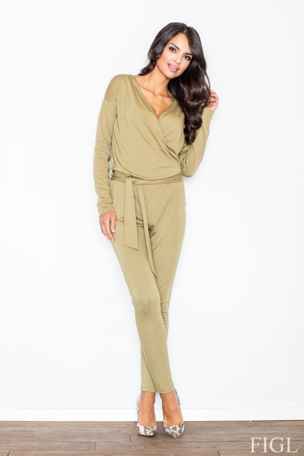 Green Suit in Playsuits For Women with Spandex, Polyester and Viscose