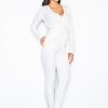 Beige Suit in Playsuits For Women with Spandex, Polyester and Viscose
