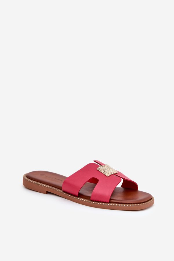 Pink Flip-flops in Sandals & Flip-Flops For Women with Fabric, Footbed and Heel Height