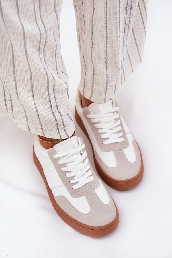 white Sport Shoes model 212918 Step in style