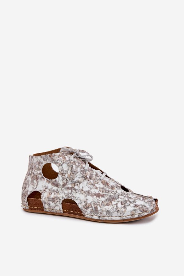 beige Boots model 212924 Step in style