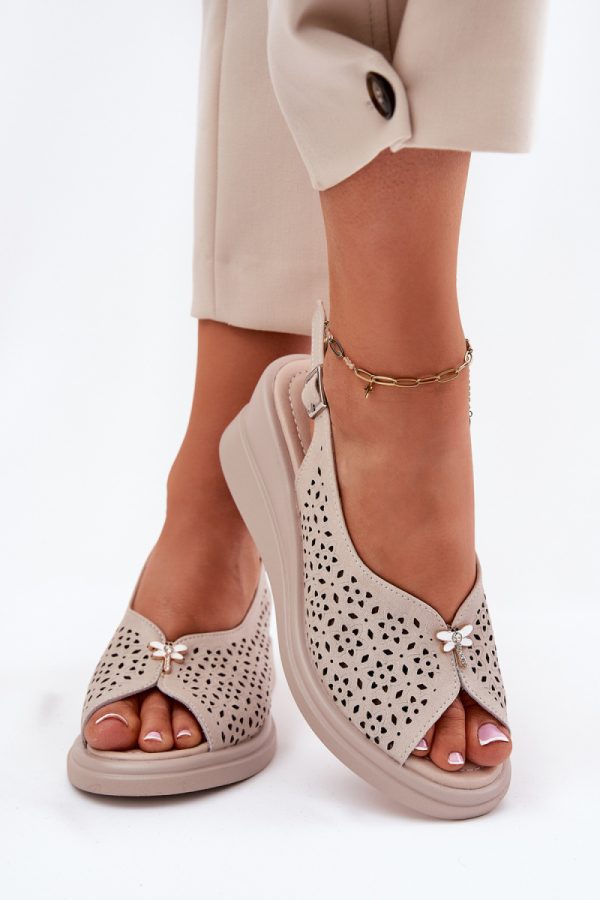 beige Buskin model 213014 Step in style