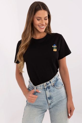 black T-shirt model 213111 Factory Price