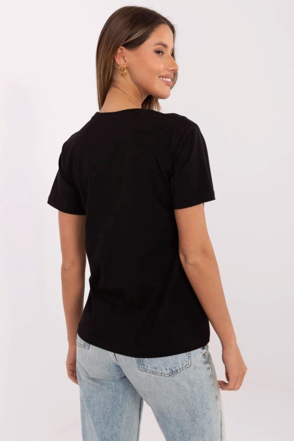 black T-shirt model 213111 Factory Price