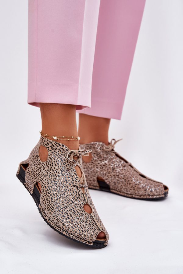 beige Boots model 213152 Step in style