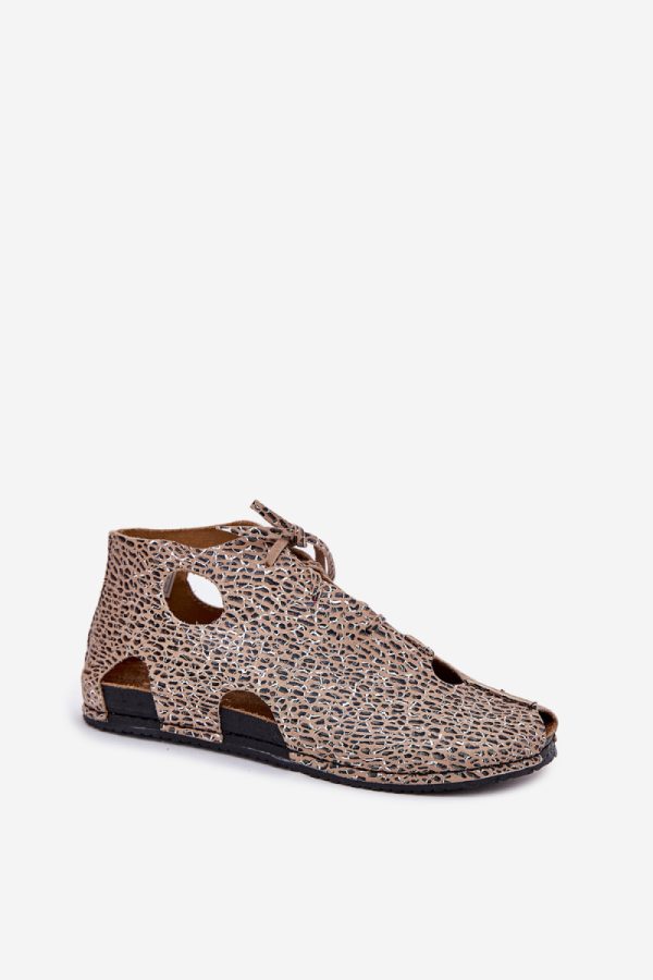 beige Boots model 213152 Step in style