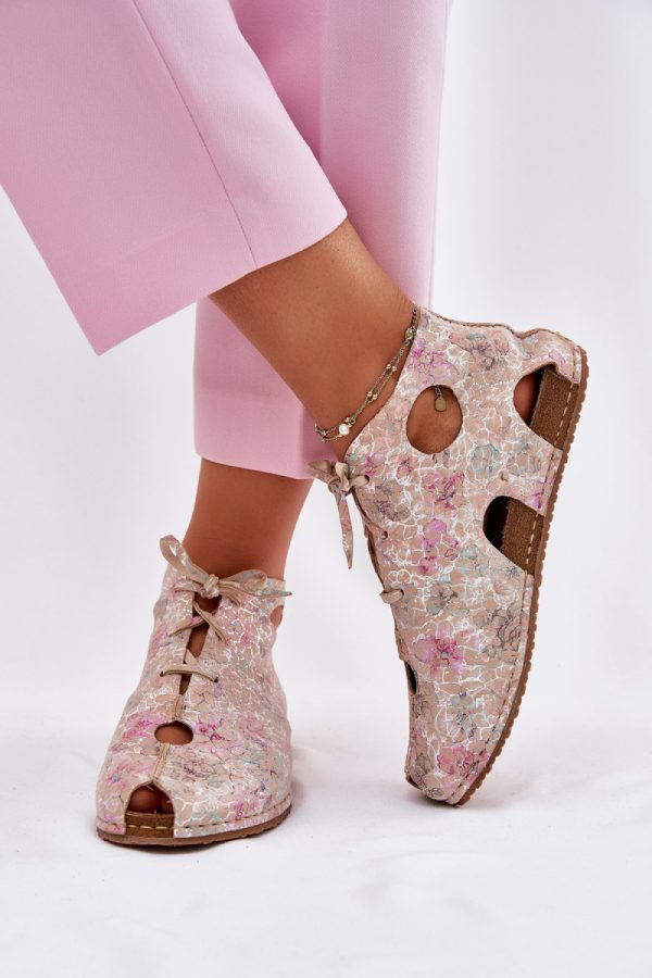 beige Boots model 213153 Step in style